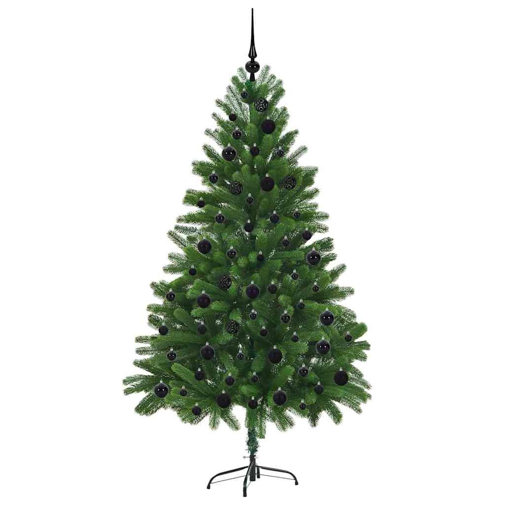 Karácsonyfa 300 LED-del állvánnyal Zöld 180 cm PE