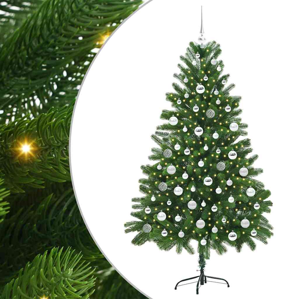Karácsonyfa 300 LED-del állvánnyal Zöld 180 cm PE