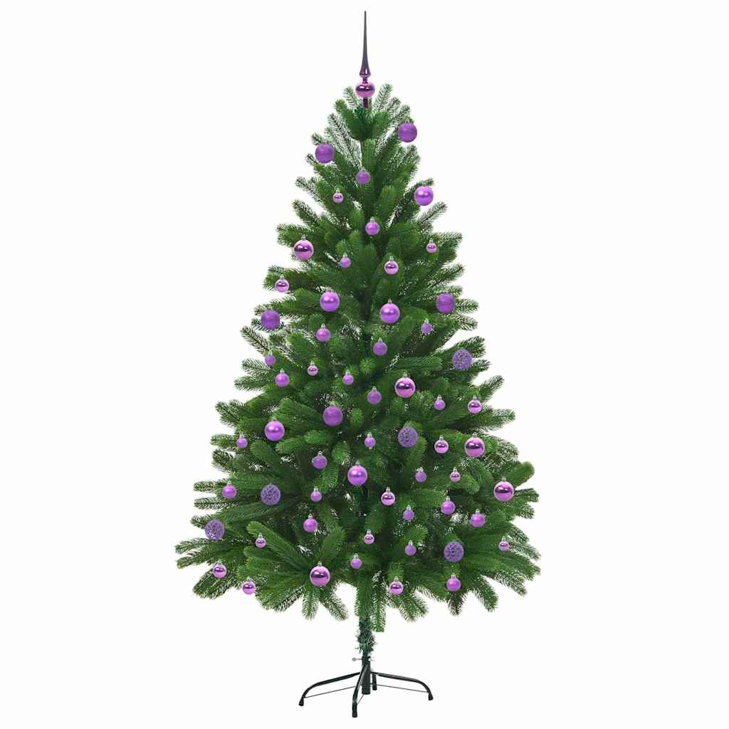 Karácsonyfa 300 LED-del állvánnyal Zöld 180 cm PE