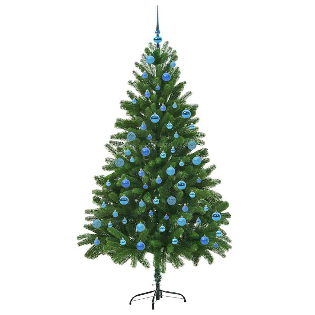 Karácsonyfa 300 LED-del állvánnyal Zöld 180 cm PE