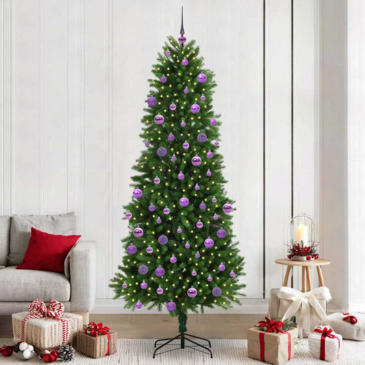 Karácsonyfa 300 LED-del állvánnyal Zöld 240 cm PE