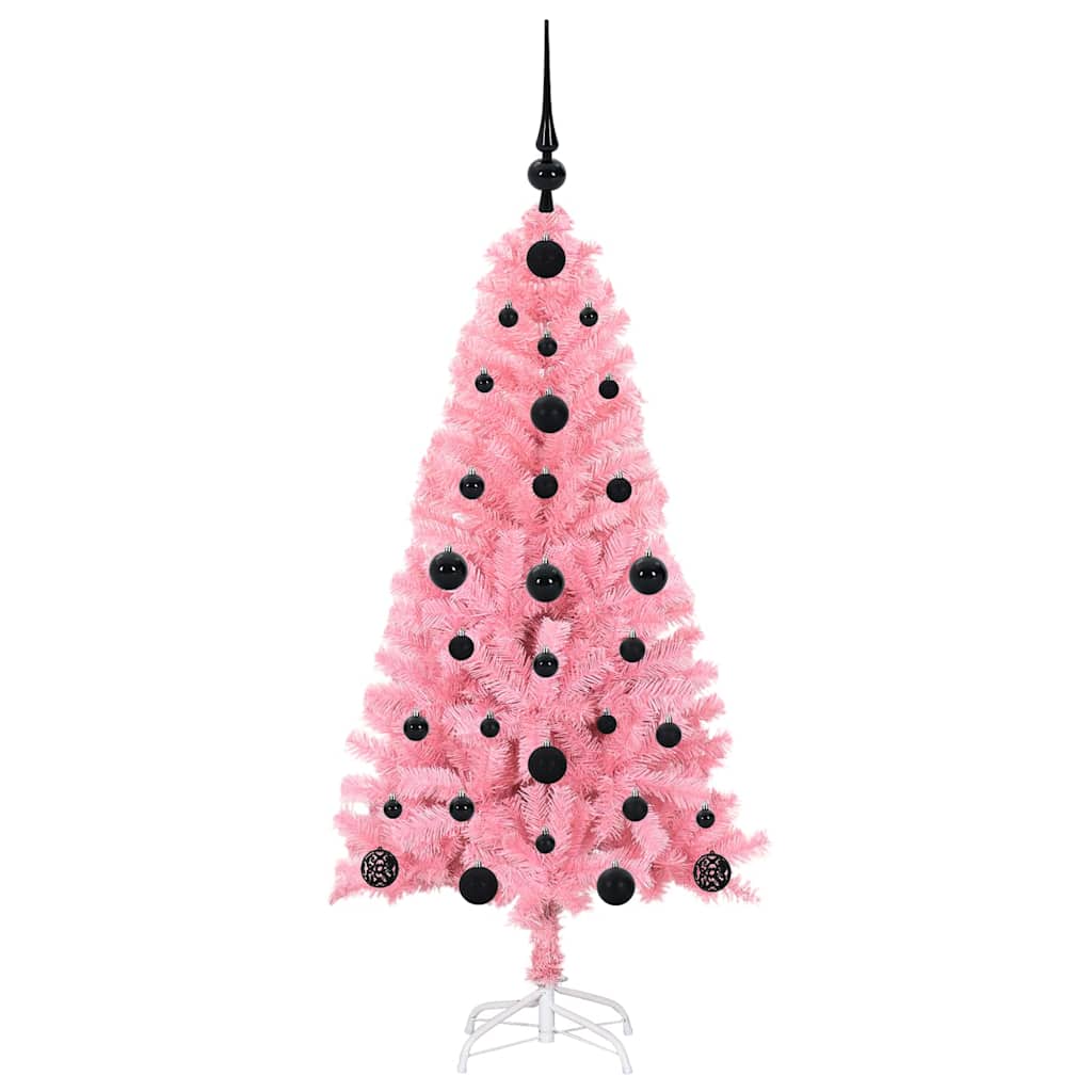 Karácsonyfa Rózsaszín 120 cm PVC