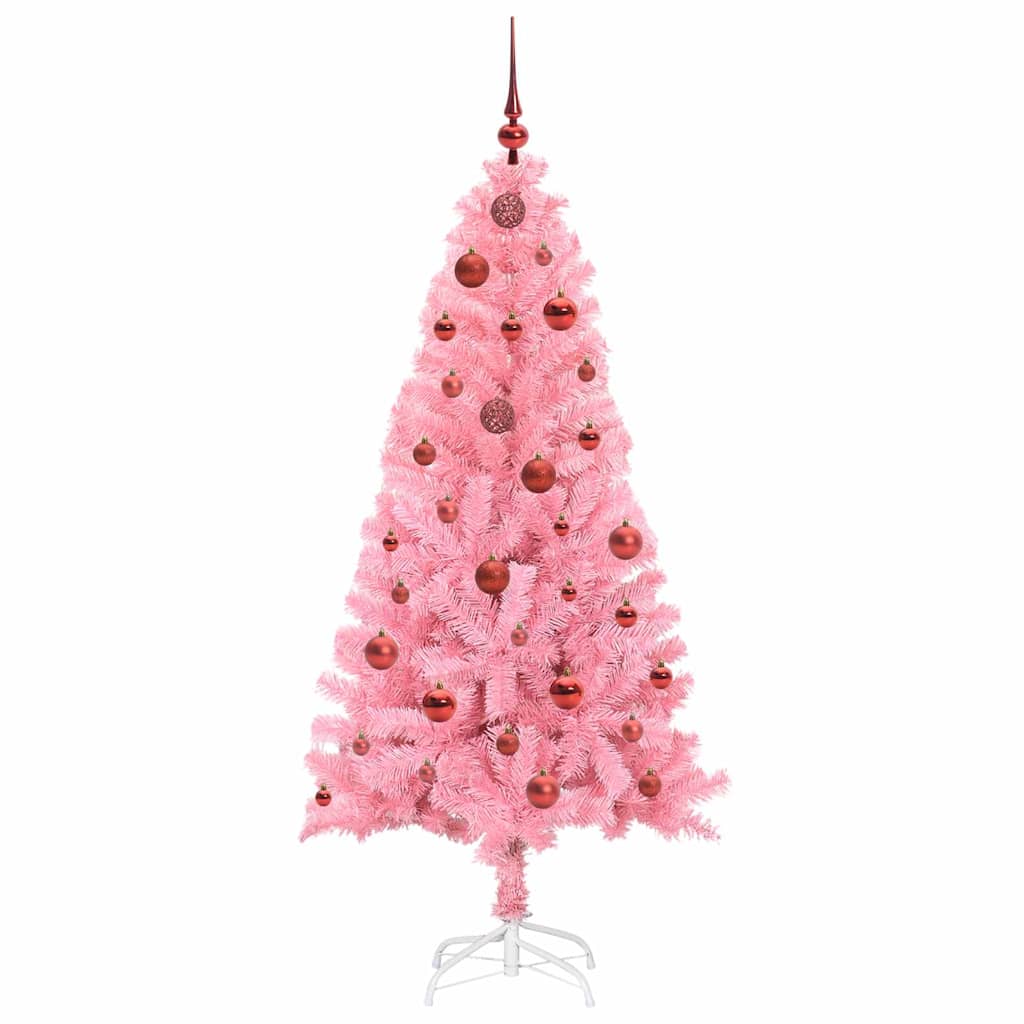 Karácsonyfa Rózsaszín 150 cm PVC