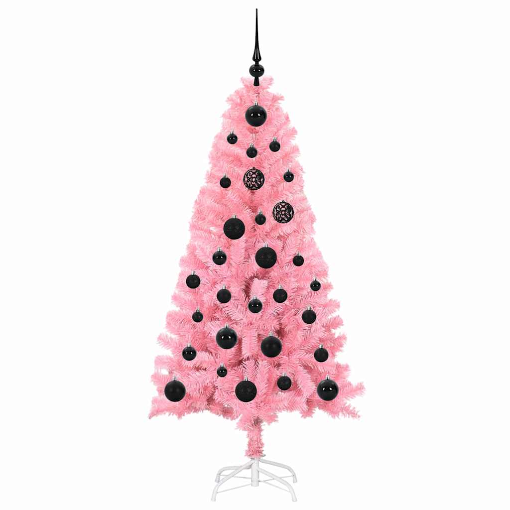 Karácsonyfa Rózsaszín 150 cm PVC