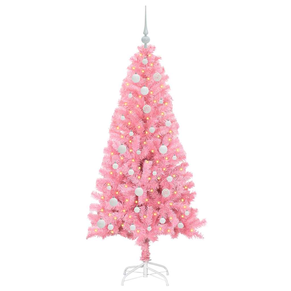 Karácsonyfa Rózsaszín 150 cm PVC