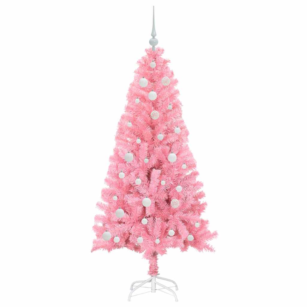 Karácsonyfa Rózsaszín 150 cm PVC