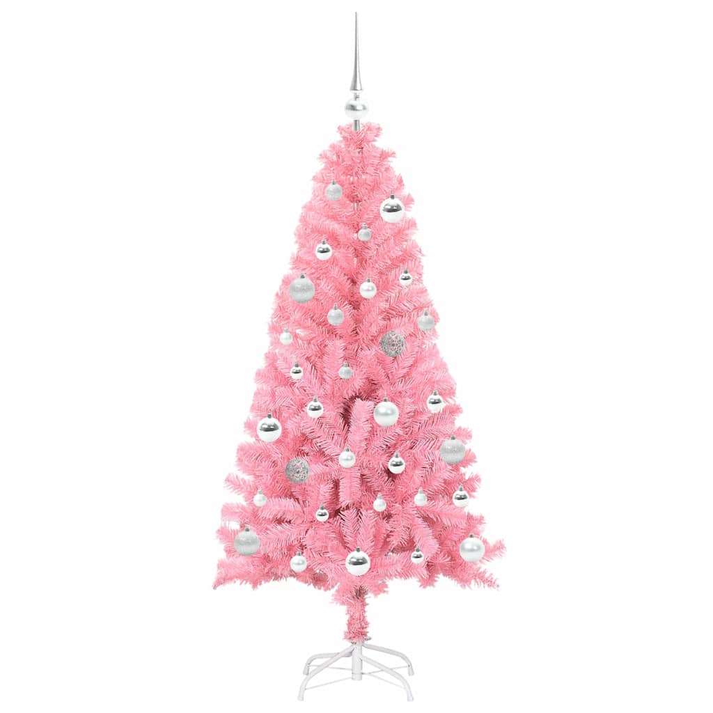 Karácsonyfa Rózsaszín 150 cm PVC