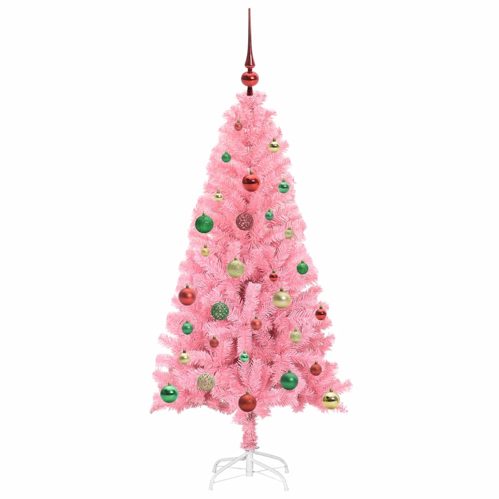 Karácsonyfa Rózsaszín 150 cm PVC