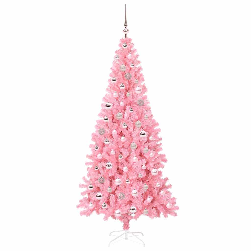 Karácsonyfa Rózsaszín 210 cm PVC