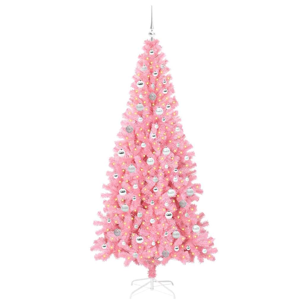 Karácsonyfa Rózsaszín 210 cm PVC