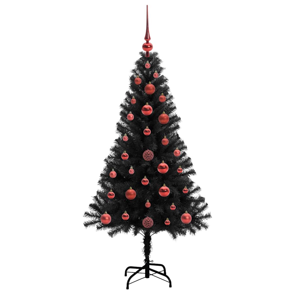 Karácsonyfa Fekete 120 cm PVC