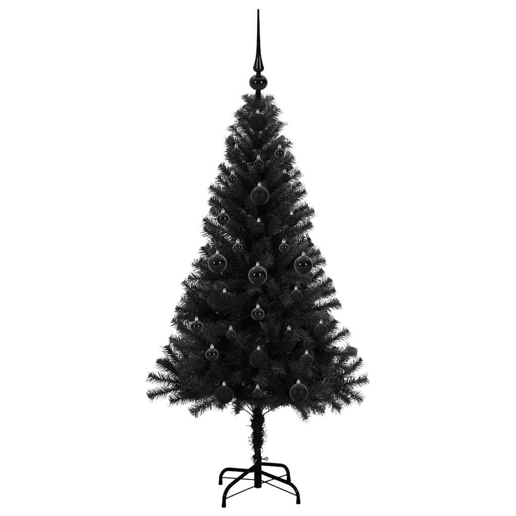 Karácsonyfa Fekete 120 cm PVC