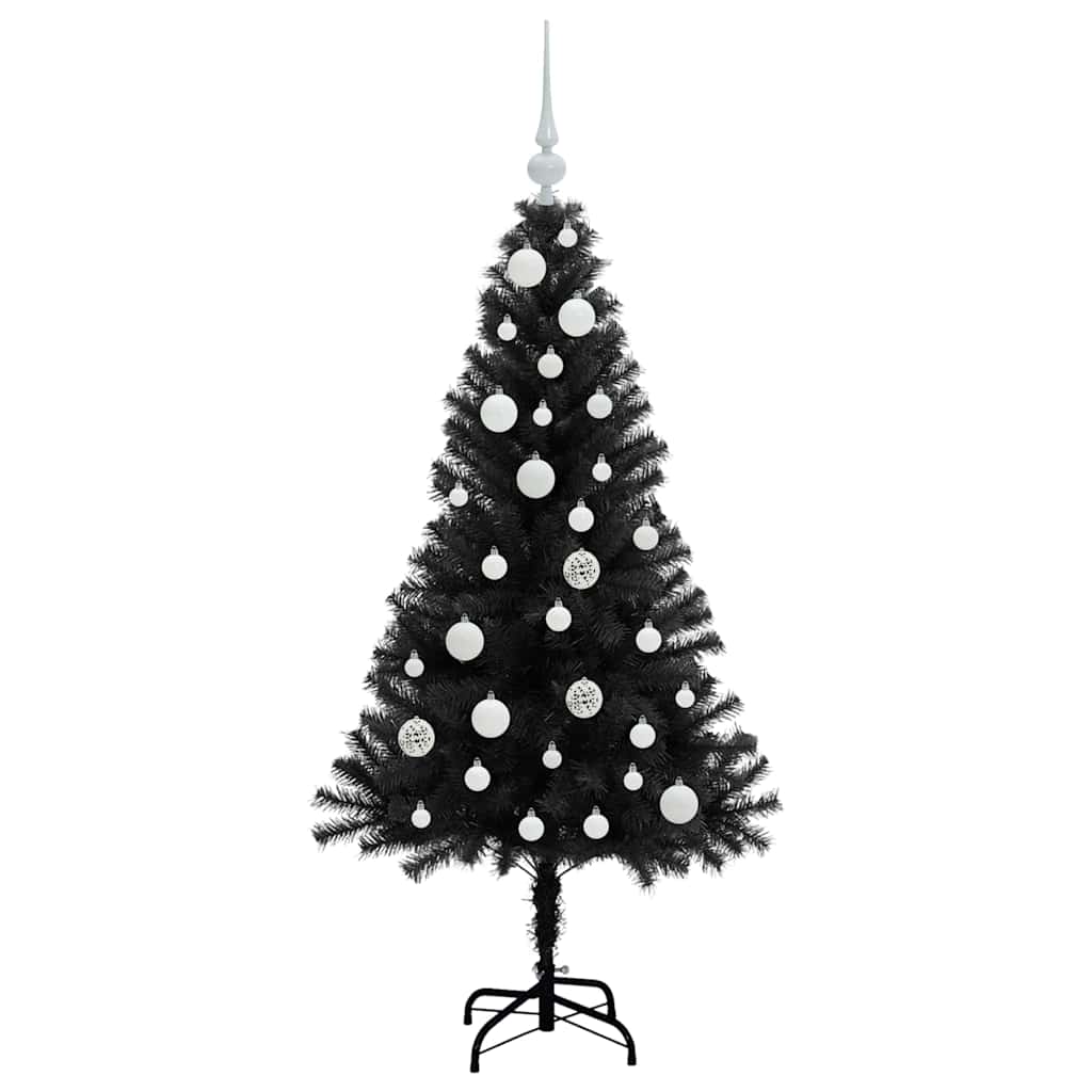 Karácsonyfa Fekete 120 cm PVC