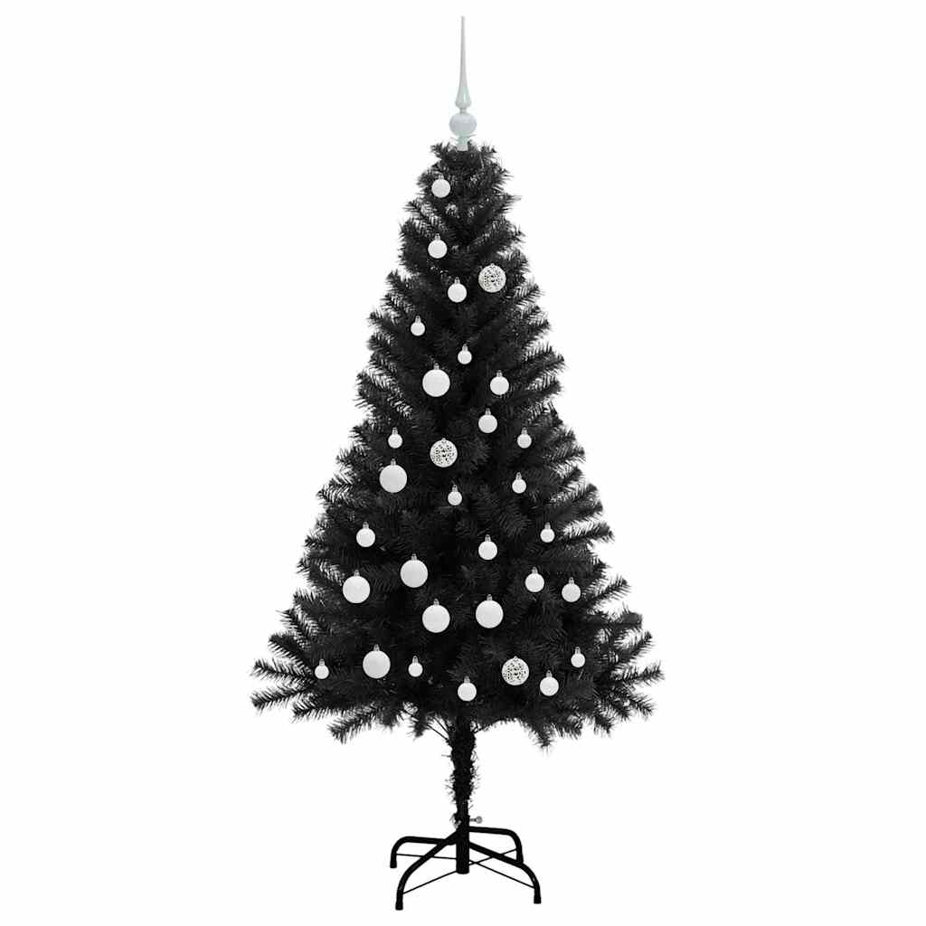 Karácsonyfa Fekete 150 cm PVC