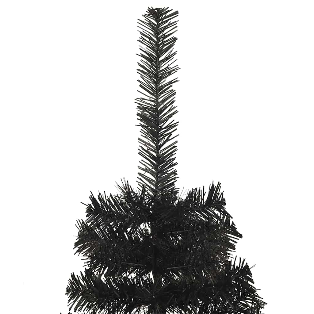 Karácsonyfa Fekete 180 cm PVC