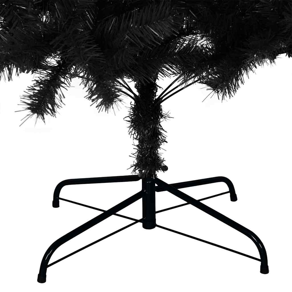 Karácsonyfa Fekete 210 cm PVC