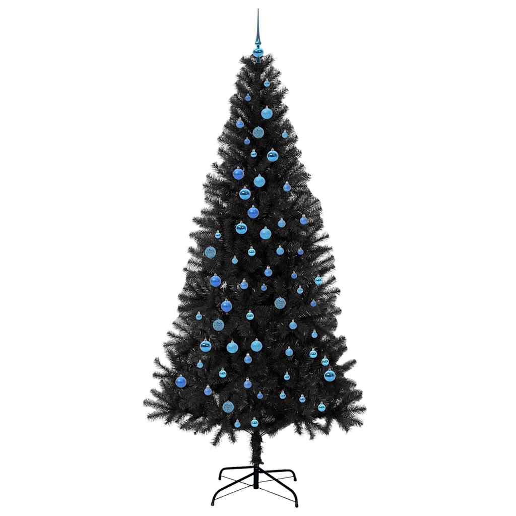 Karácsonyfa Fekete 240 cm PVC