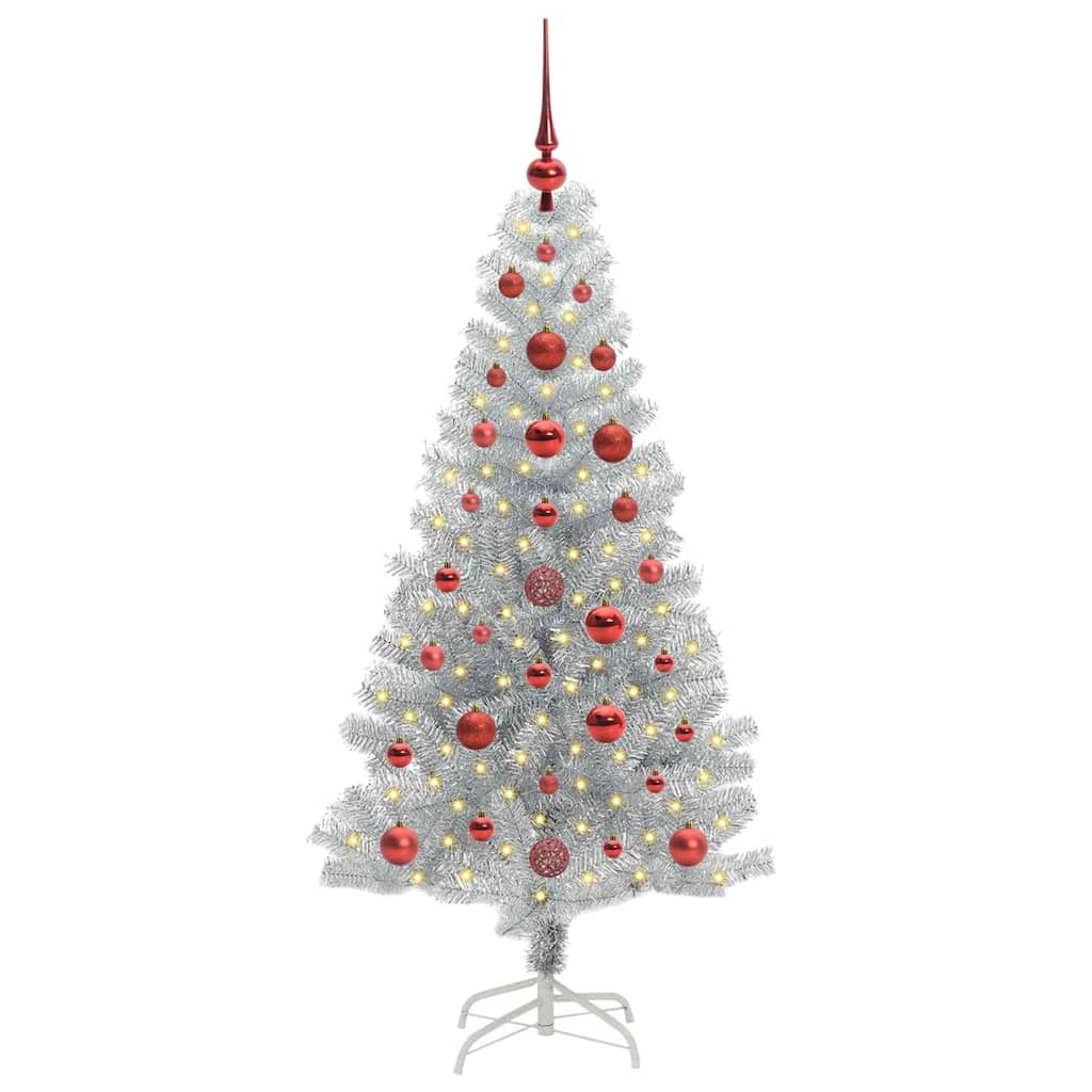 Karácsonyfa Ezüst 120 cm PET