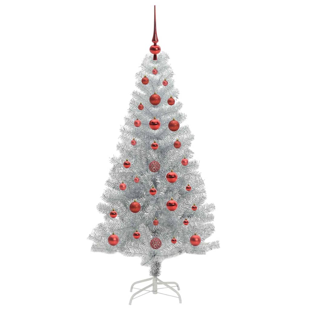 Karácsonyfa Ezüst 120 cm PET
