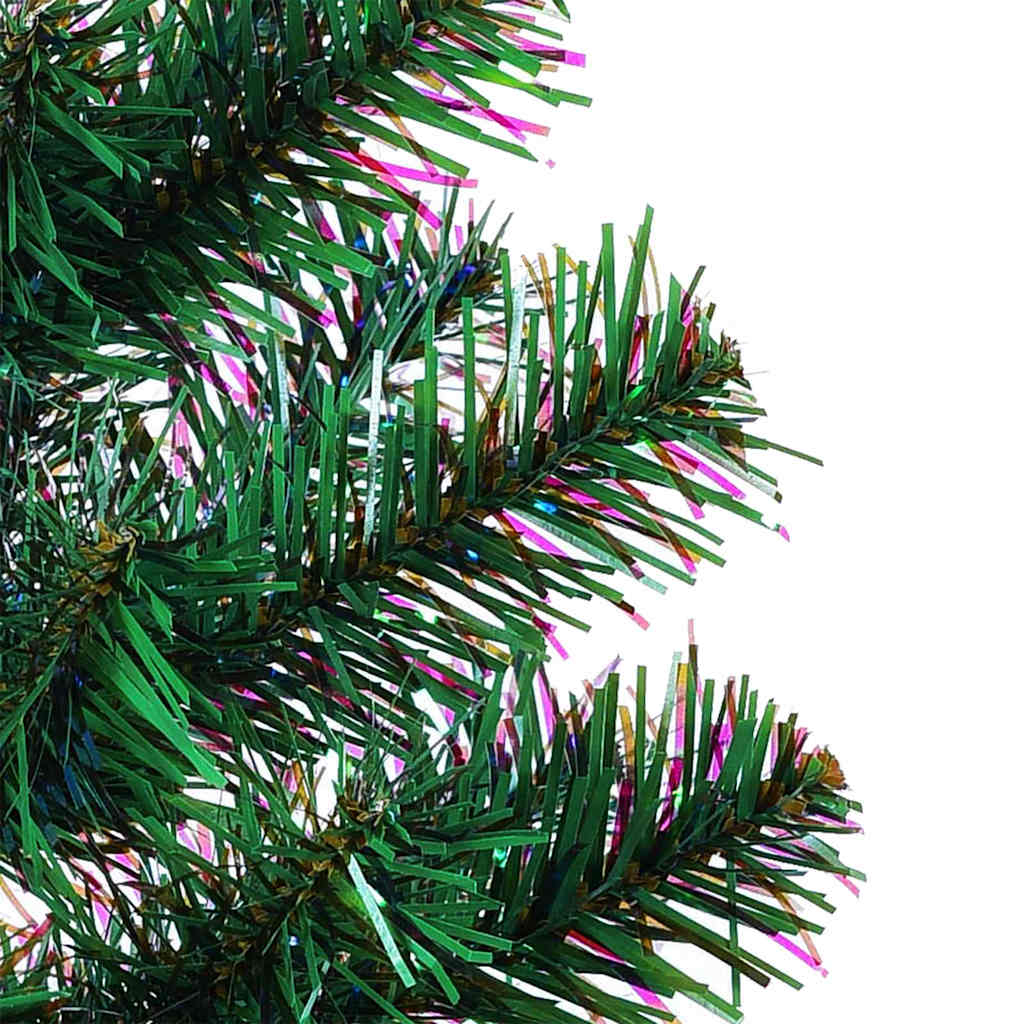 Mesterséges, előre világított karácsonyi fa Zöld 210 cm