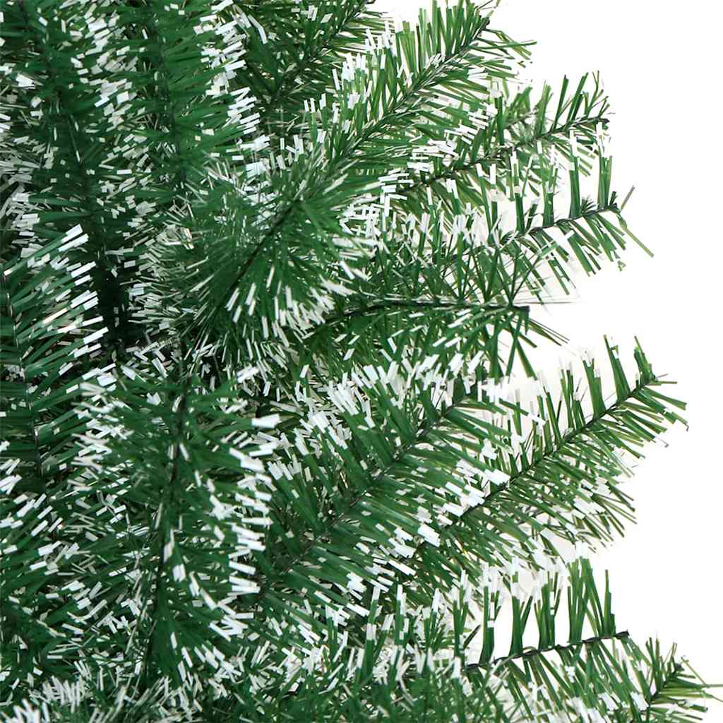 Mű karácsonyi fa hóval borítva LED fényekkel 300 LED-del 210 cm