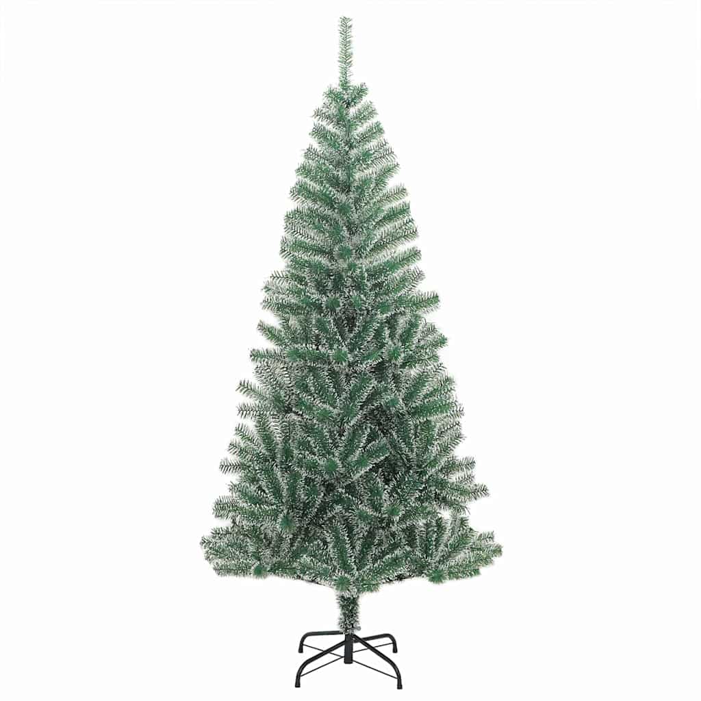 Mű karácsonyi fa hóval borítva LED fényekkel 300 LED-del 240 cm