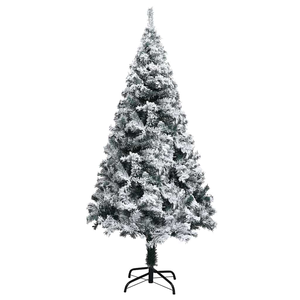 Mű karácsonyfa 150 LED-del Fehér 150 cm PVC és Acél és Műanyag