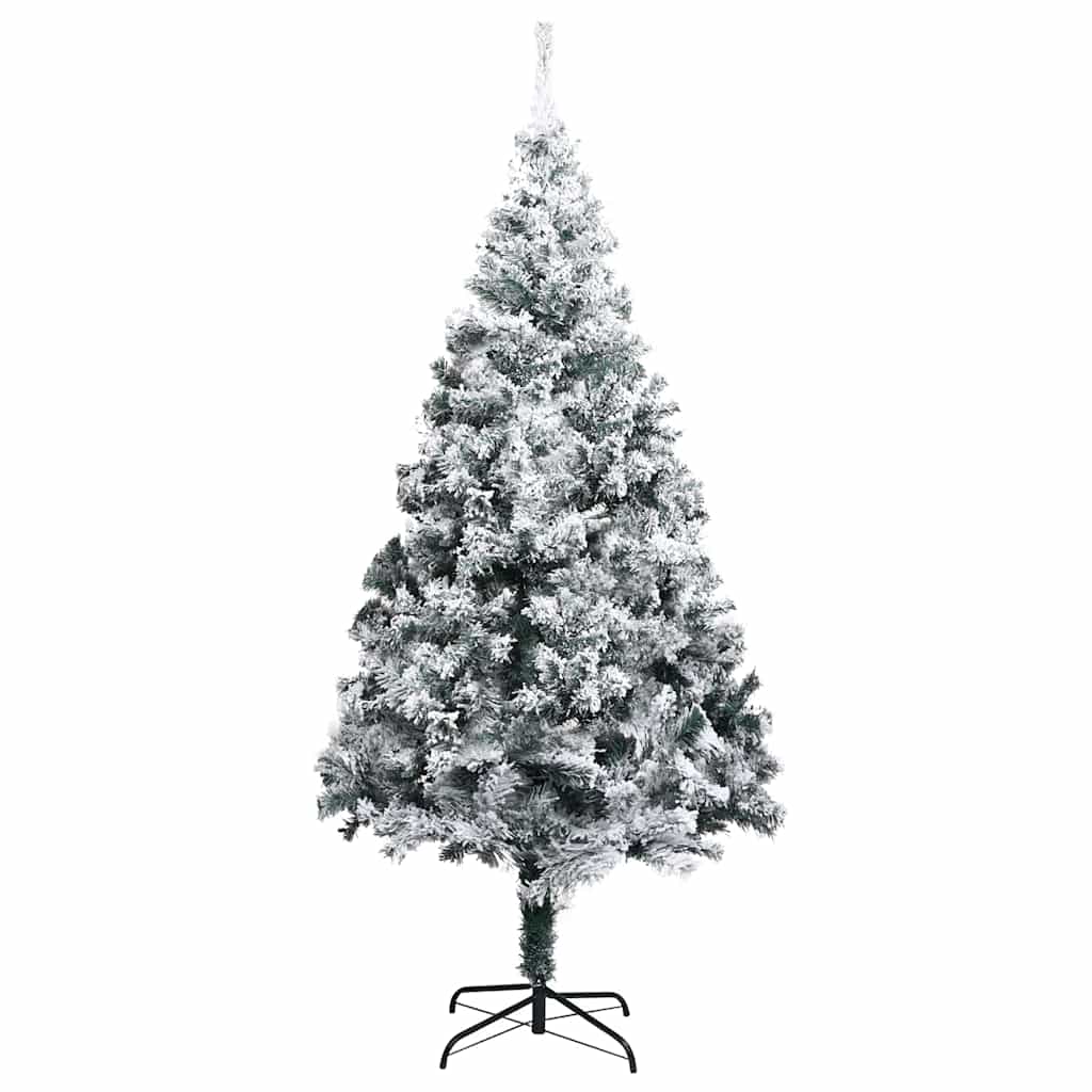 Mű karácsonyfa 300 LED-del Fehér 240 cm PVC és Acél és Műanyag