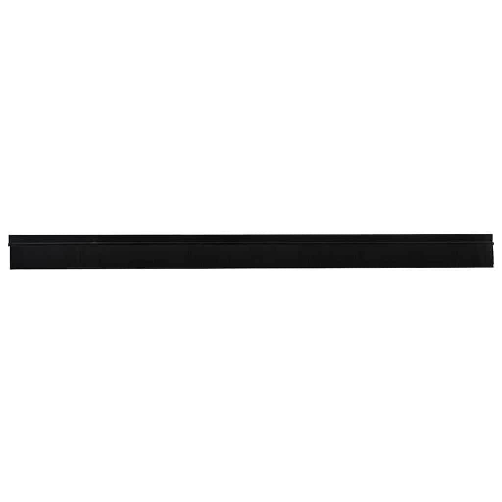 Öntapadó ajtó kefe tömítések 2 pcs Fekete 100 cm