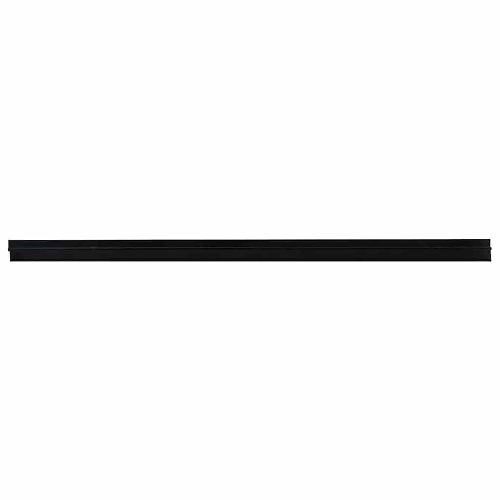 Öntapadó ajtó kefe tömítések 6 pcs Fekete 100 cm