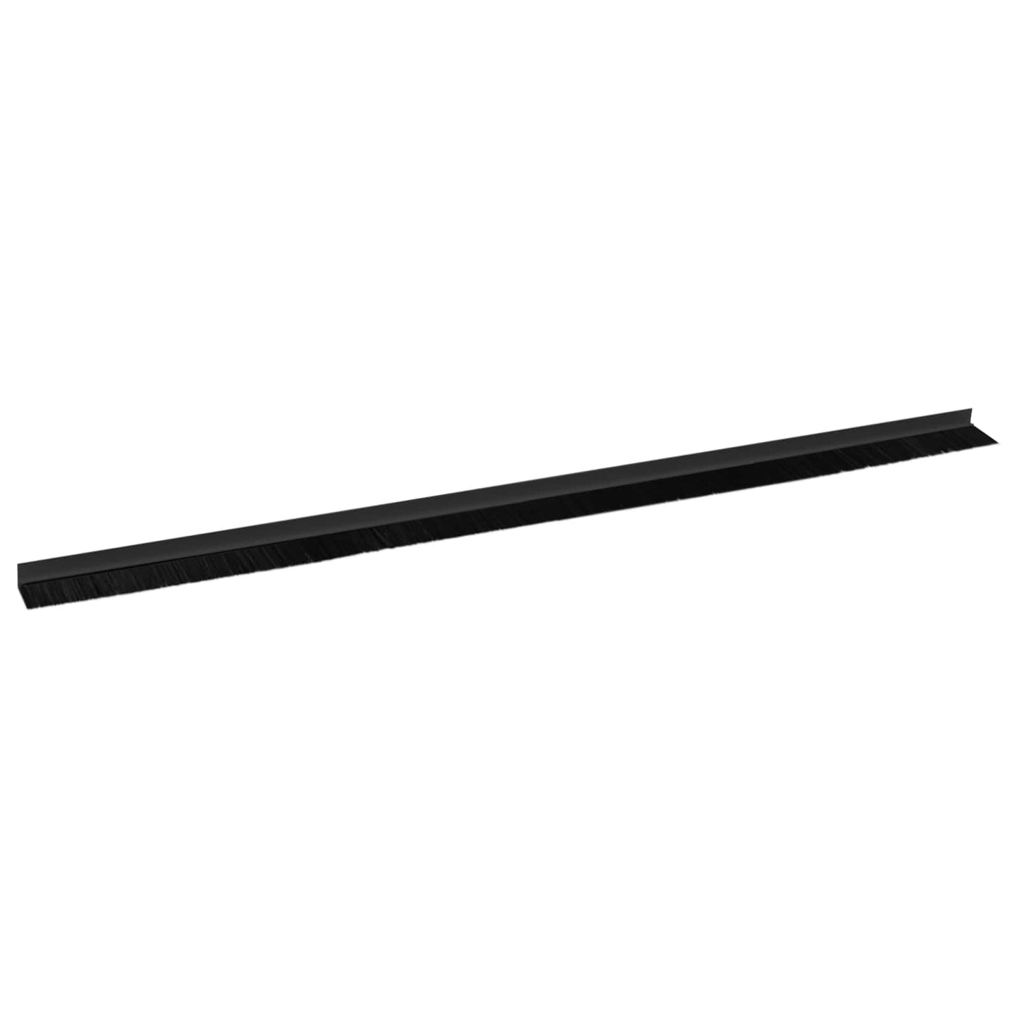 Öntapadó ajtó kefe tömítések 2 pcs Fekete 100 cm