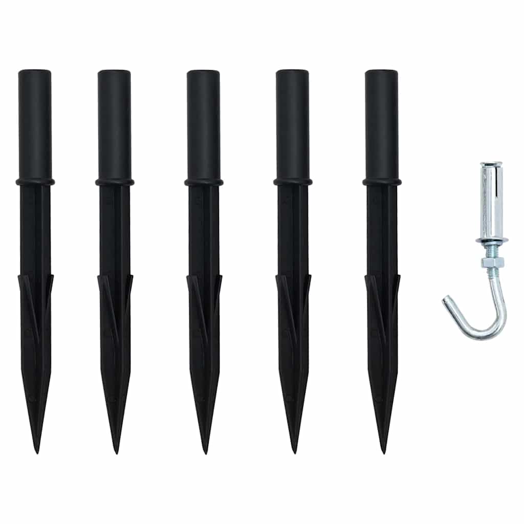 LED Karácsonyfák talajráccsal Meleg fehér 182 cm Fém