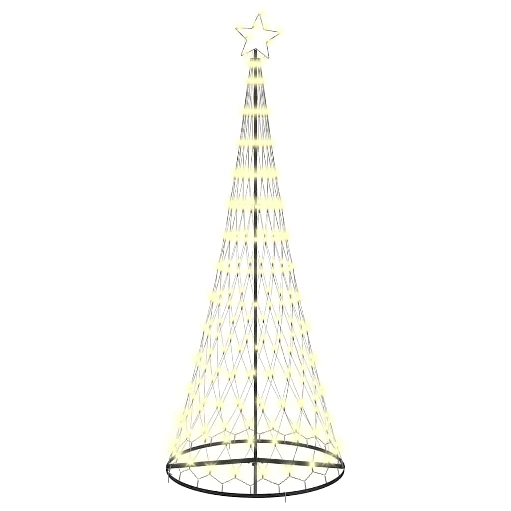 LED Karácsonyi Fenyő 295 LED-del Meleg fehér 250 cm Fém