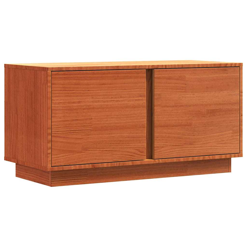 TV szekrény Faggyú barna 80 x 35 x 40,5 cm Tömör fenyőfa