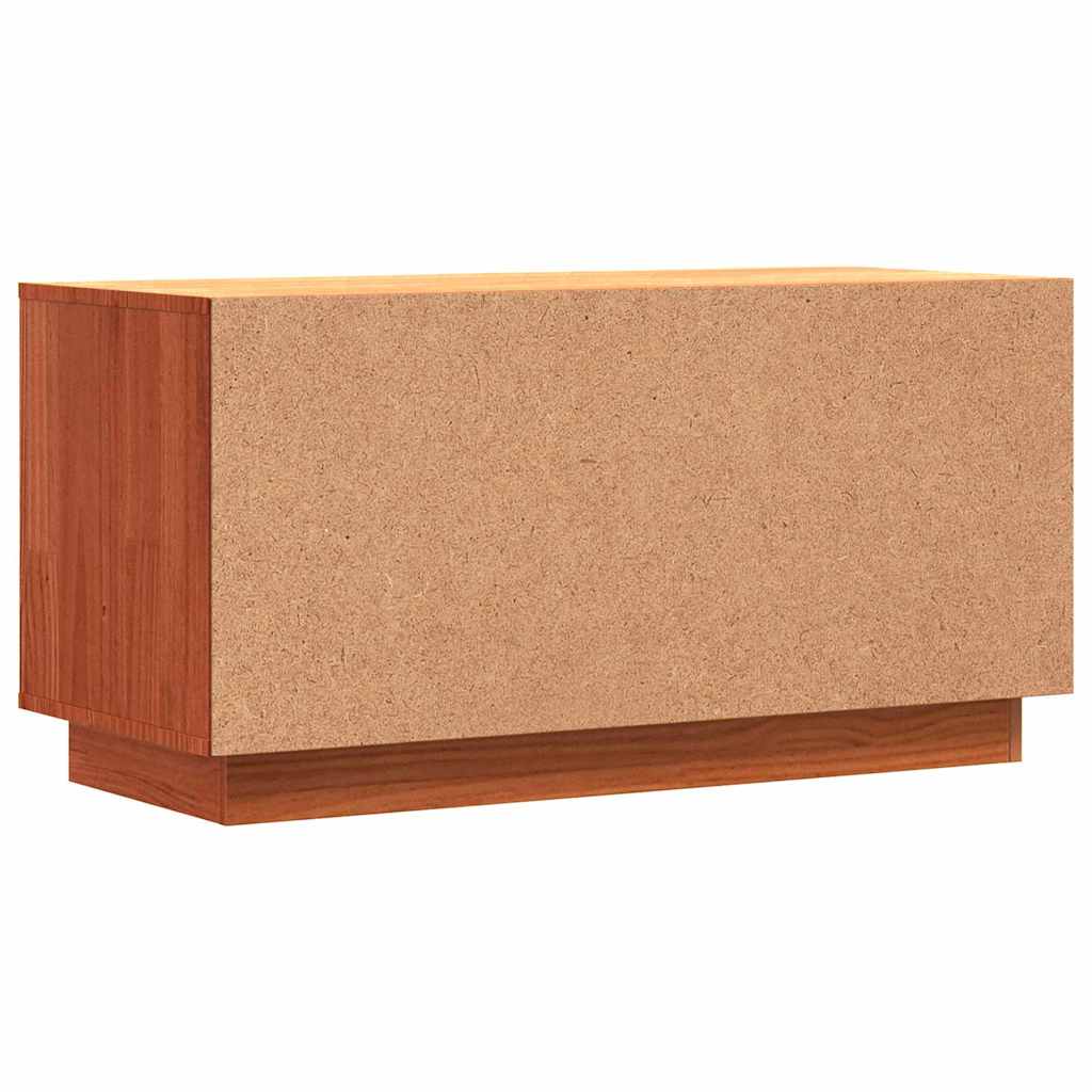 TV szekrény Faggyú barna 80 x 35 x 40,5 cm Tömör fenyőfa