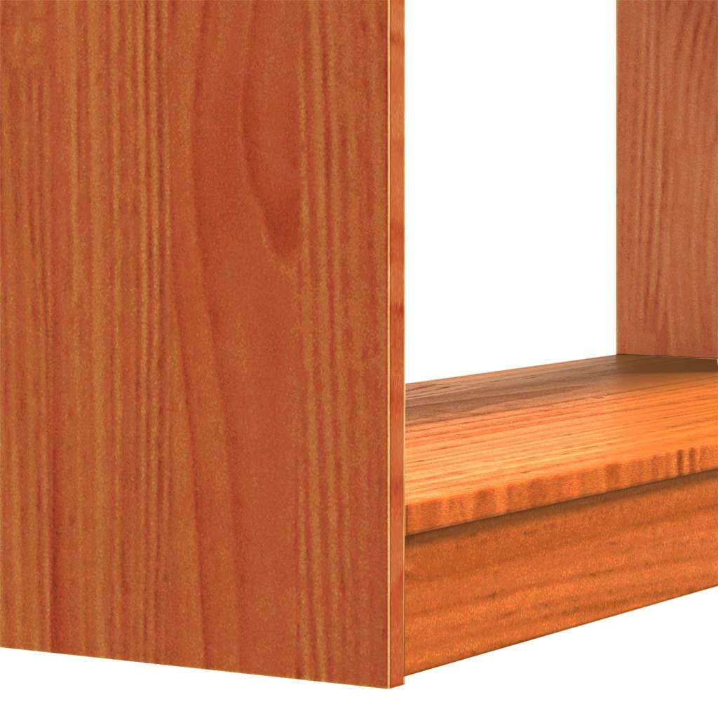 Könyvespolc Faggyú barna 80 x 30 x 167,5 cm Tömör fenyőfa