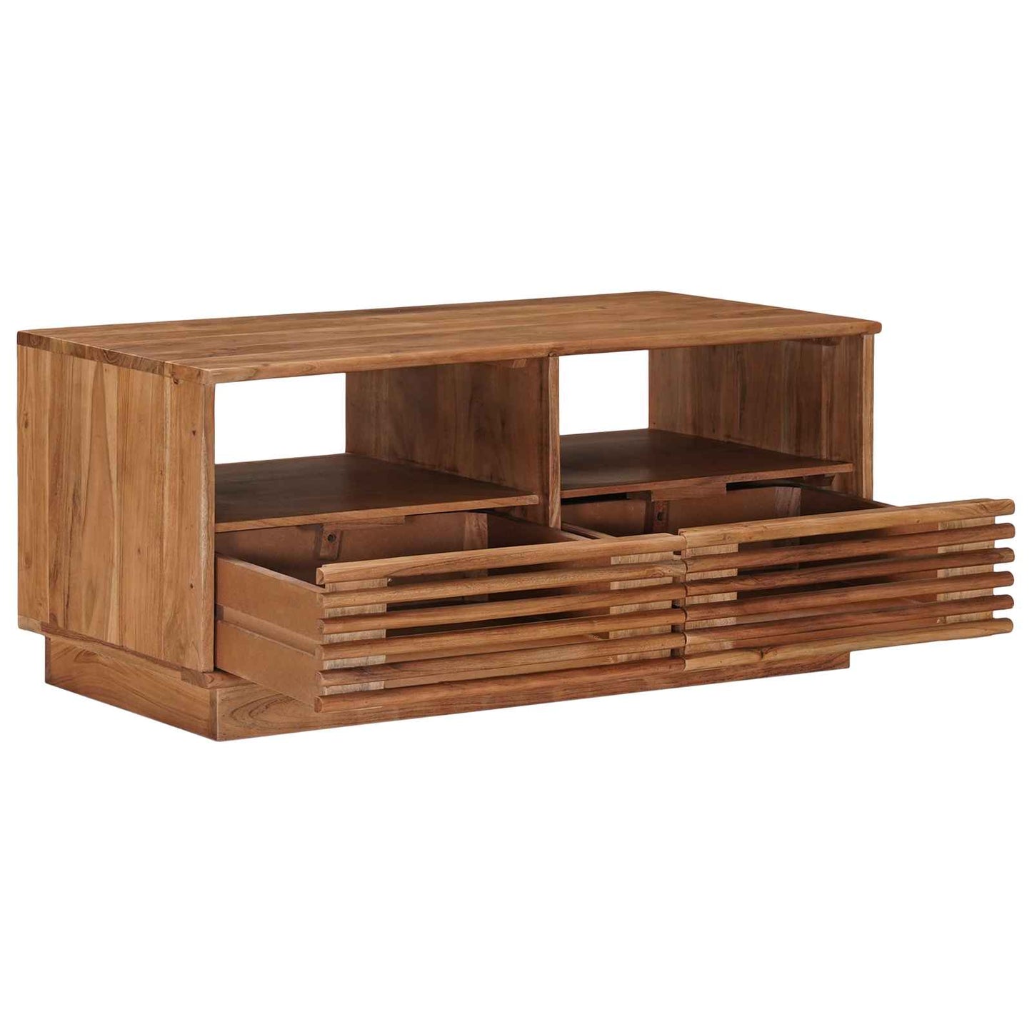 Kézzel Készült Kávéasztal Teak barna 85 x 45,5 x 40 cm