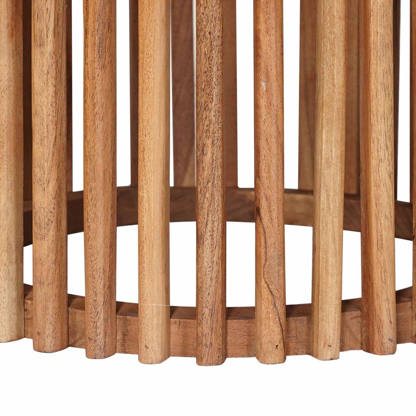 Kézműves Oldaltámasz Készlet 2 pcs Tökéletes Tömör Teak Barna