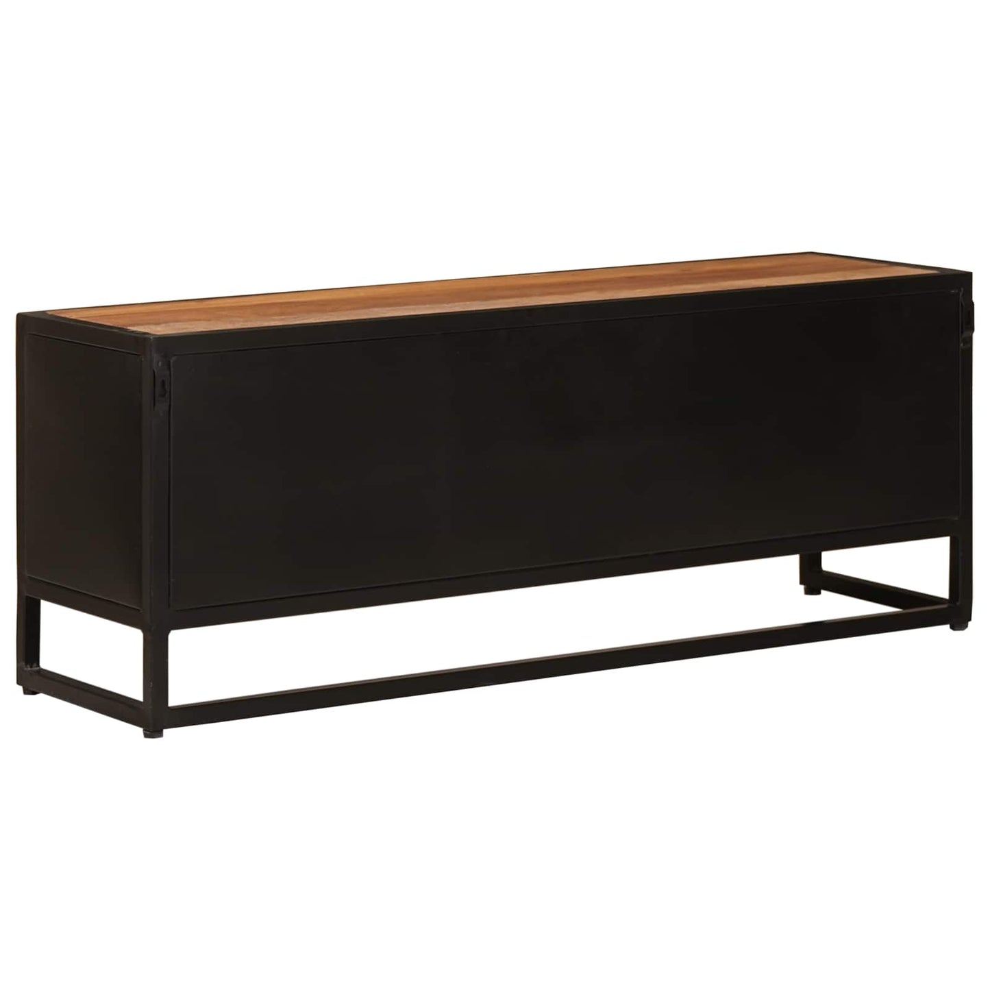 TV szekrény 105 x 30 x 40 cm Tömör Mangófa és Műszaki Fa