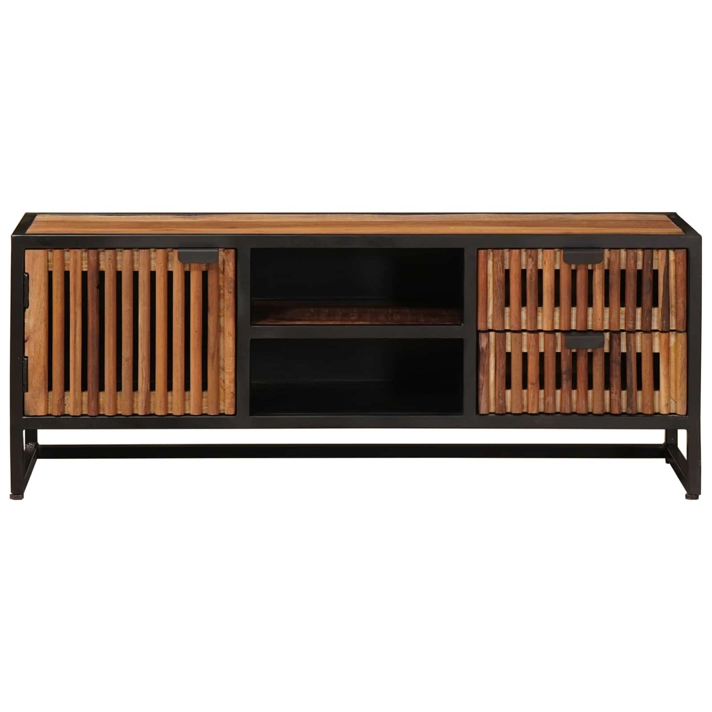 TV szekrény 105 x 30 x 40 cm Tömör Mangófa és Műszaki Fa