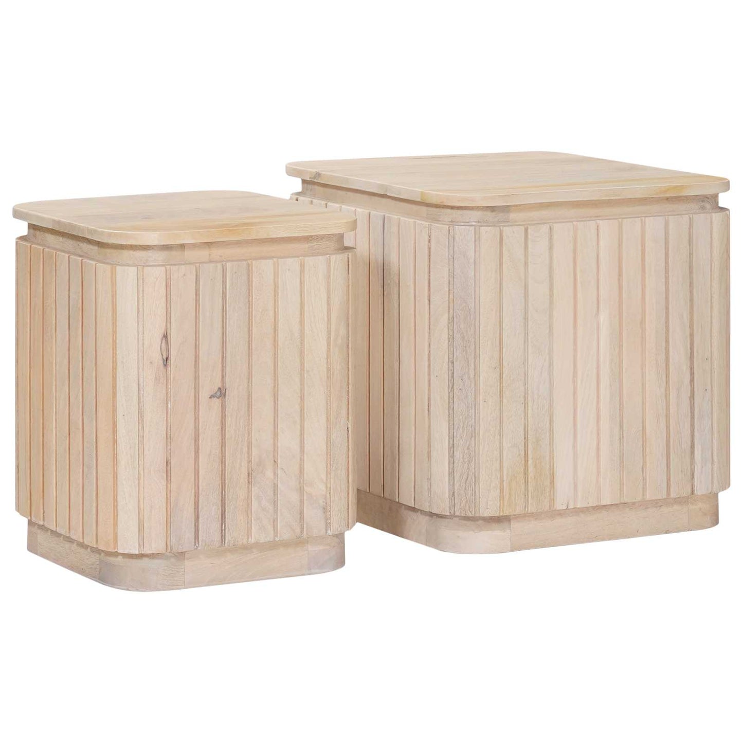 Kézműves Oldaltámasz Készlet 2 pcs Fehér 45 x 45 x 45 cm