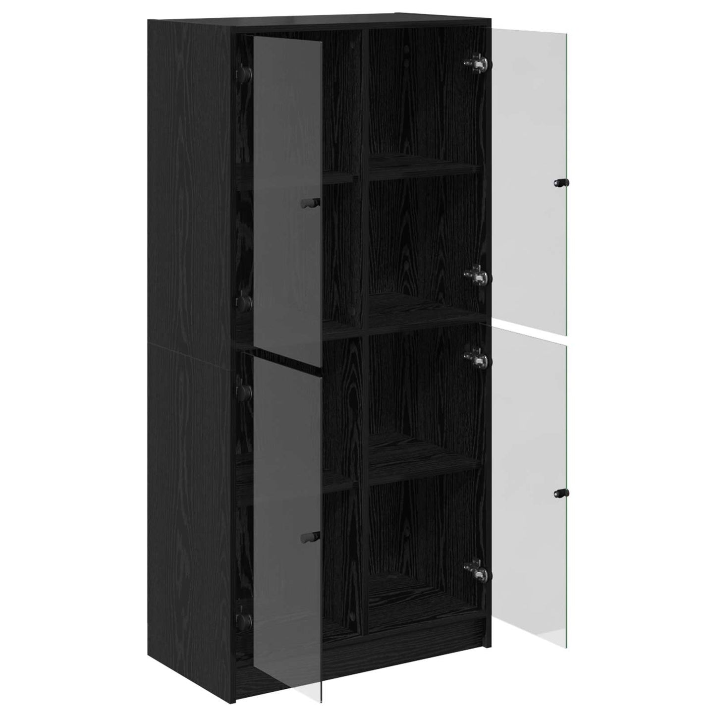 Magasfiú Fekete tölgy 68 x 37 x 142 cm Szerelt Fa