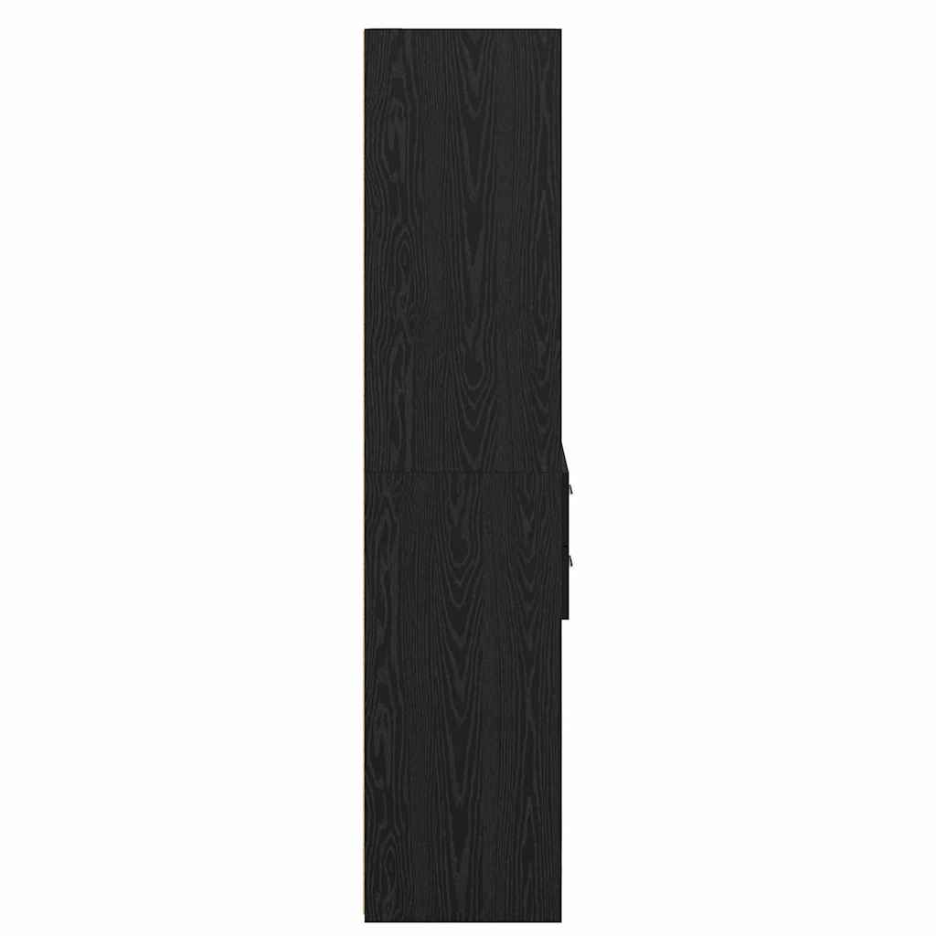 Magasfiú fiókkal Fekete tölgy 40 x 42,5 x 185 cm Faanyag