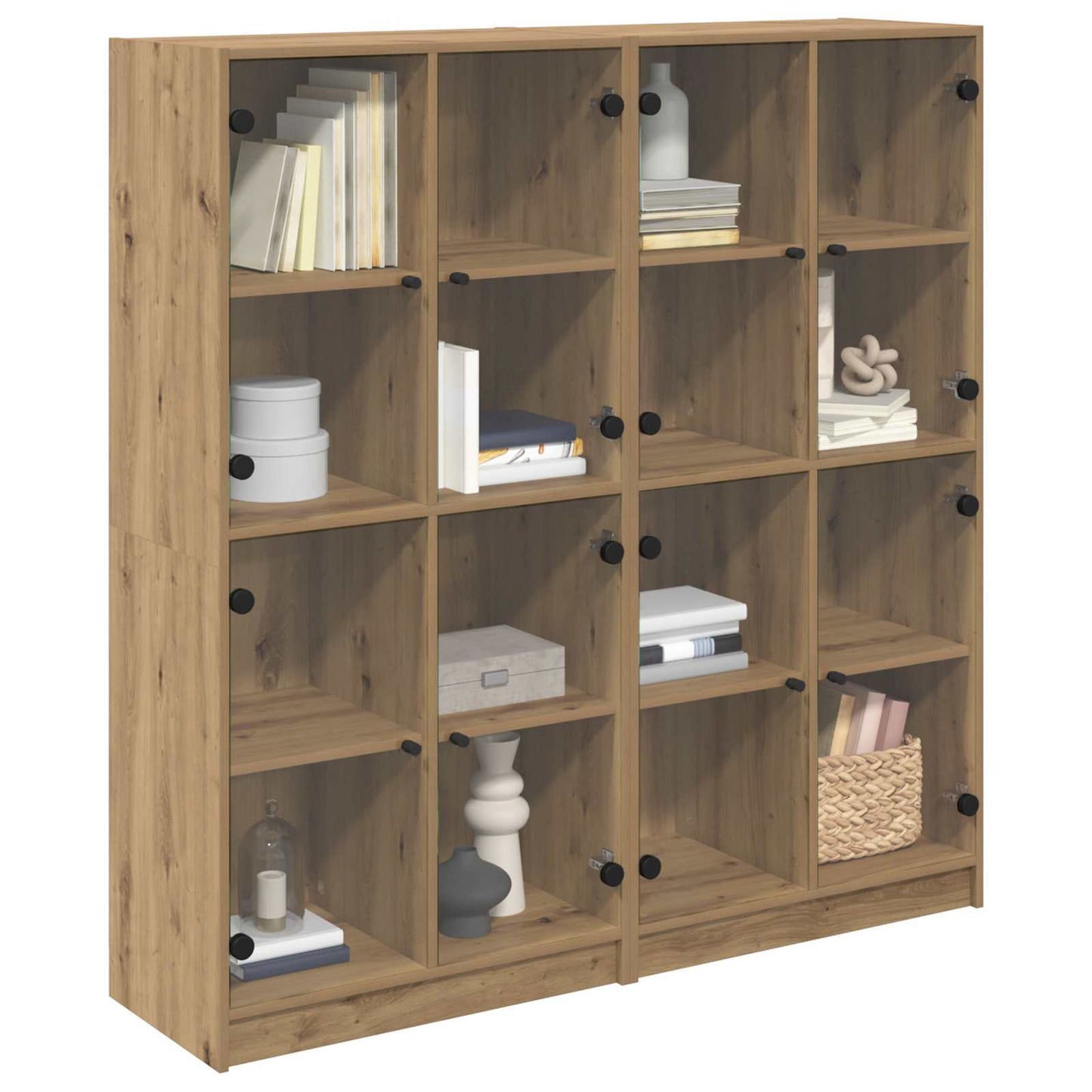 Magasfiú 2 db Artisan tölgy 68 x 37 x 142 cm Szerelt Fa