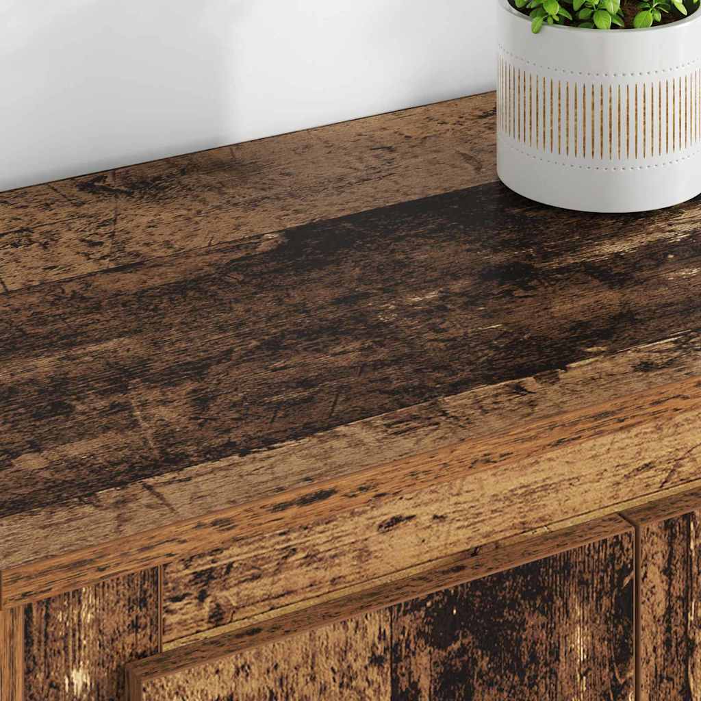 Magasfiú 3 pcs Öreg fa 132 x 35,5 x 103,5 cm Szerelt Fa