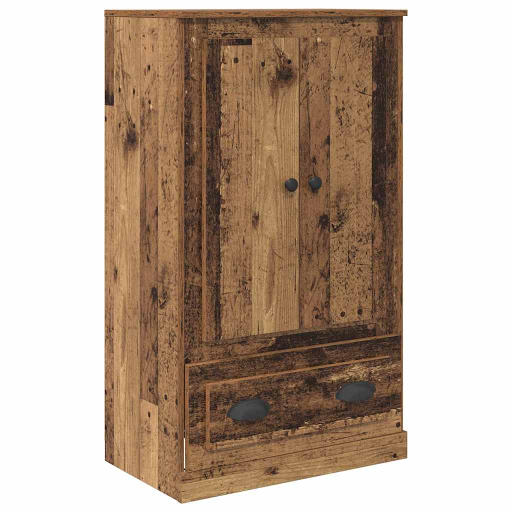 Magasfiú 3 pcs Öreg fa 132 x 35,5 x 103,5 cm Szerelt Fa