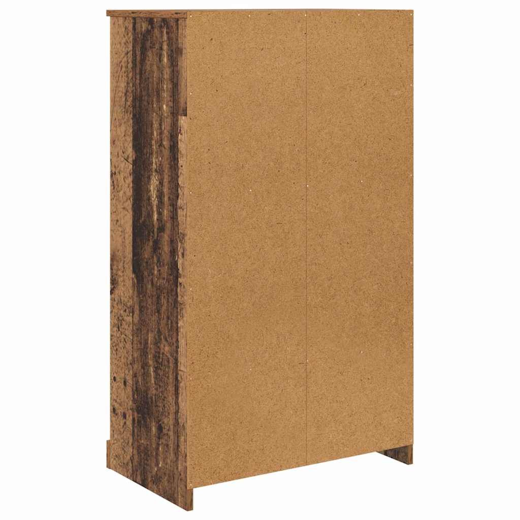 Magasfiú 3 pcs Öreg fa 132 x 35,5 x 103,5 cm Szerelt Fa