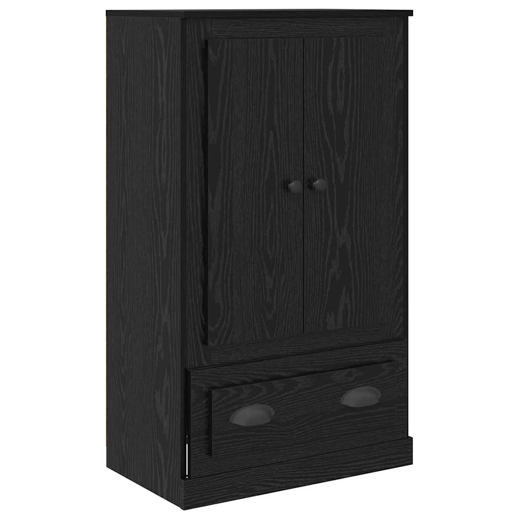 Magasfiú 3 pcs Fekete tölgy 132 x 35,5 x 103,5 cm Szerelt Fa