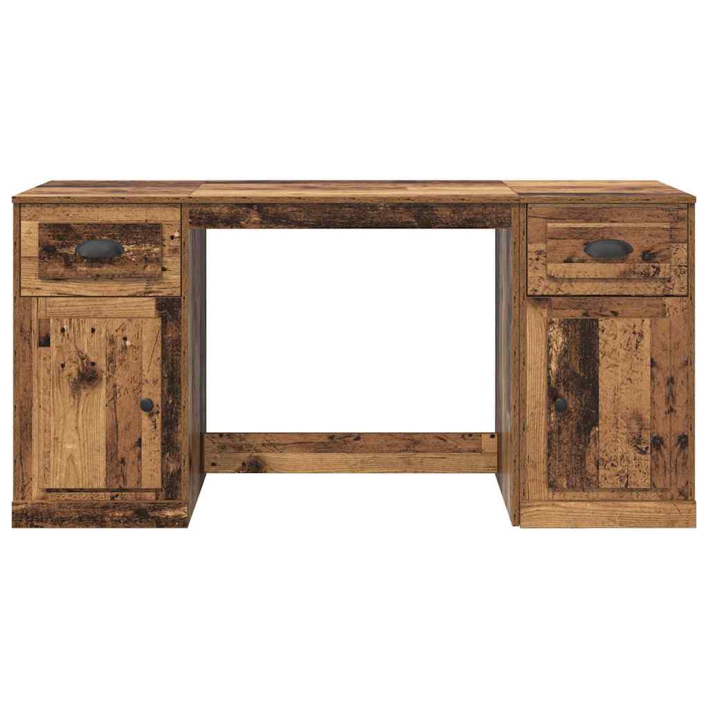 Íróasztal szekrénnyel Öreg fa Szerelt Fa 154,5 x 50 x 75 cm