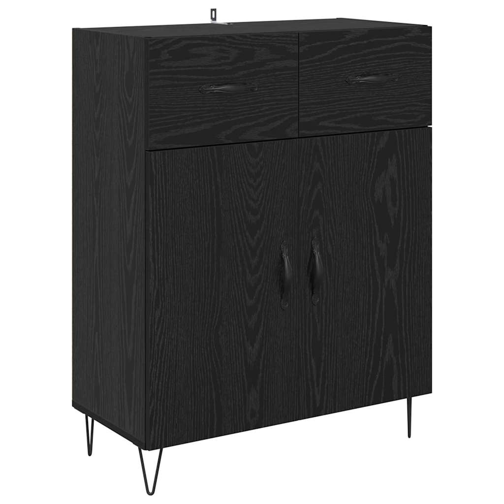 Magasfiú Fekete tölgy 69,5 x 34 x 90 cm Szerelt Fa